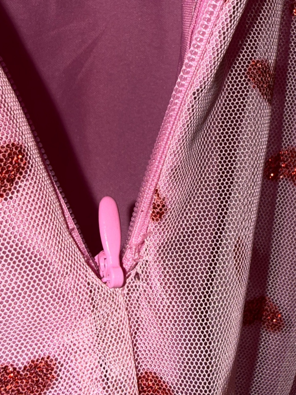 Betsey Johnson Pink Heart Print Midi Dress - Picture 8 of 13